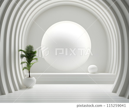 white wall empty room interior floor background modern light design. white wall empty room interior floor background modern light design. 115259041