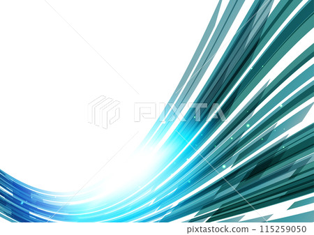 undulating blue network background undulating blue network background 115259050