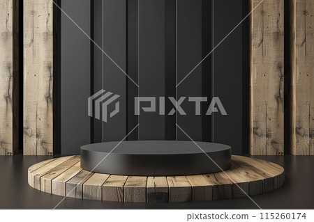 podium, pedestal, 3d 115260174