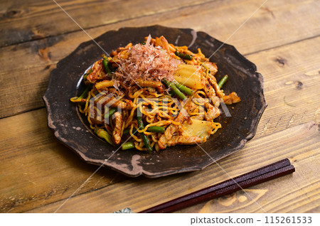 豬泡菜炒麵 豬泡菜炒麵 115261533