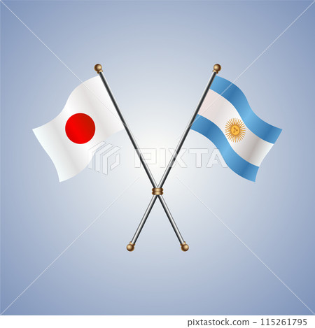 Japan and Argentina flags relations Japan and Argentina flags relations 115261795