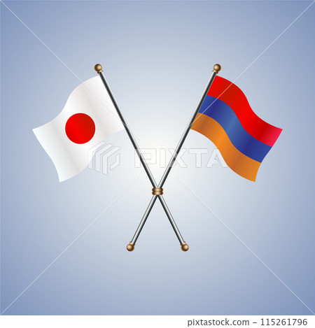 Japan and Armenia flags relations Japan and Armenia flags relations 115261796