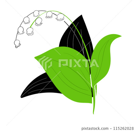 Graphical Suzuran illustration Graphical Suzuran illustration 115262028