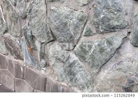 fence, stone, exterior wall, piled up, block, house, gate, stone gate, nature, outdoors, rock 115262849
