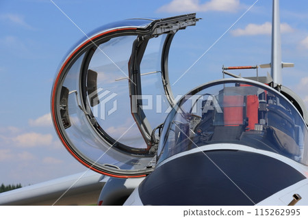 Canopy of the T4 trainer Cockpit of the T4 trainer 115262995