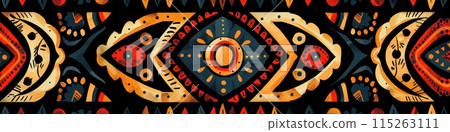 Traditional national pattern of papua new guinea 115263111