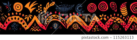 Traditional national pattern of papua new guinea 115263113