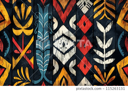 Traditional national pattern of Fiji Island 115263131