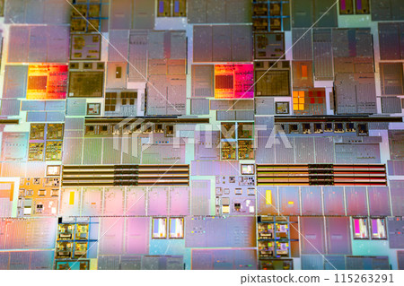 Silicon wafer for manufacturing semiconductor of integrated circuit. Silicon wafer for manufacturing semiconductor of integrated circuit. 115263291