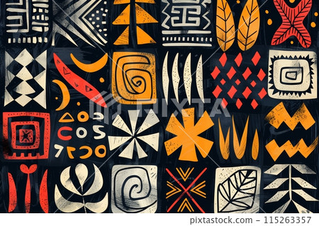 Traditional national New Caledonia pattern. 115263357