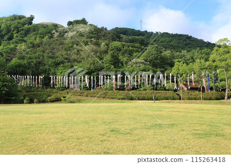 千曲市森將軍塚古墳博物館 信濃村修復了鯉魚旗飄揚的住宅 千曲市森將軍塚古墳博物館 信濃村修復了鯉魚旗飄揚的住宅 115263418