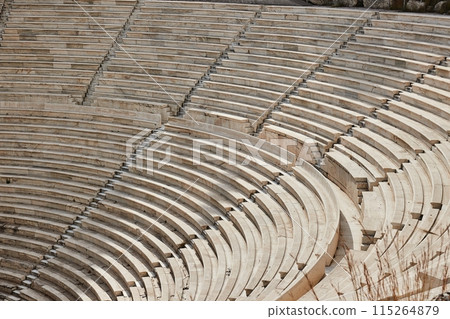 Ancient theater in Athens by the Acropolis, Herodeion Ancient theater in Athens by the Acropolis, Herodeion 115264879