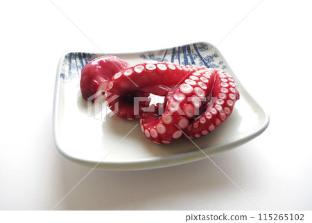 章魚生魚片日式餐具食品生魚片章魚日式食品 115265102