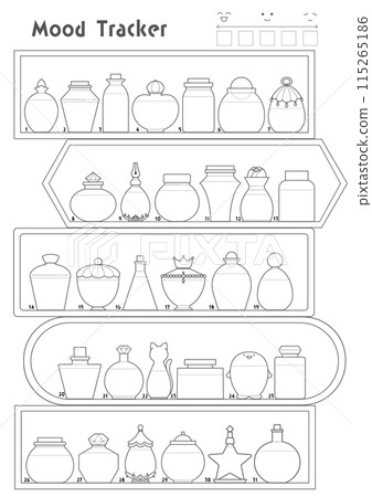 Mood Tracker [31 bottles, 5 levels] 115265186