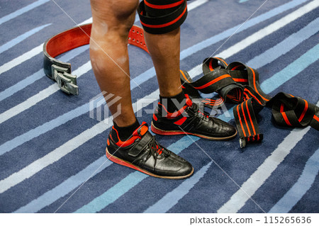 legs powerlifter and knee elastic wraps, belt for powerlifting legs powerlifter and knee elastic wraps, belt for powerlifting 115265636