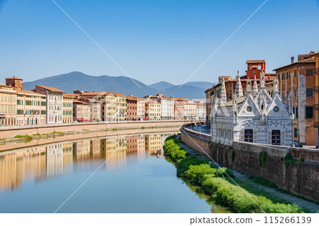 Beautiful cityscape of Pisa, Italy Beautiful cityscape of Pisa, Italy 115266139