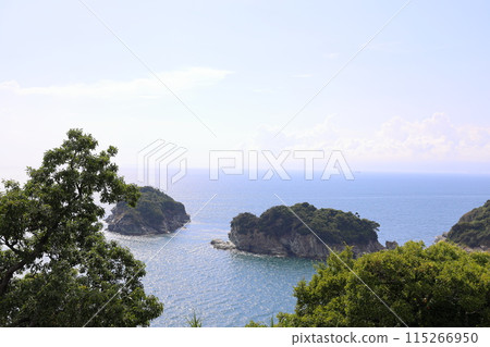 Blue sea and blue sky Blue sea and blue sky 115266950