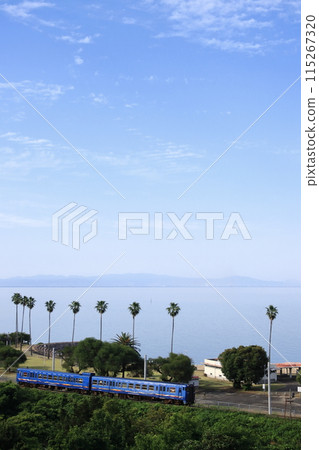 長崎本線木波47號柴油列車在舊特快道路上悠閒地行駛_2024年5月18日拍攝的照片 115267320