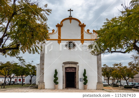 The Chapel of Saint Sebastian, Ermida de Sao Sebastiao at Tavira, Algarve, Portugal. 115267410