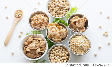 Soy meat, plant-based meat, meat substitutes Soy meat, plant-based meat, meat substitutes 115267723