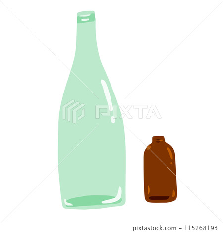 Empty bottle 115268193