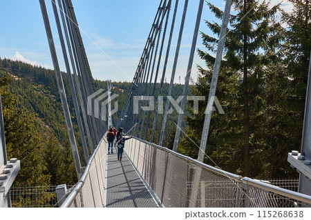 Skybridge 721 suspension footbridge 115268638