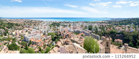 Cagnes sur mer, large panorama Cagnes sur mer, large panorama 115268952