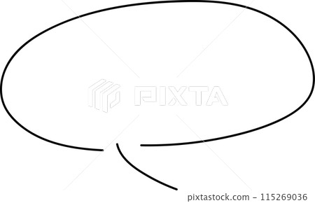 簡單的手繪語音氣泡圖 115269036