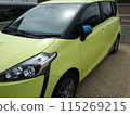 Yellow Toyota Sienta 115269215