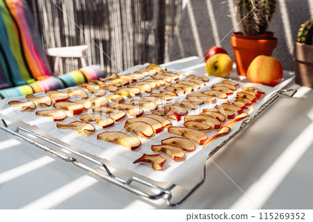 homemade dried apples homemade dried apples 115269352