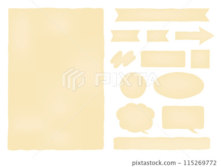 暗色不均勻鏡框套裝_卡其色 115269772