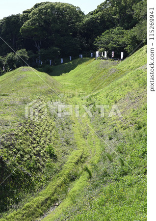 「小牧長久手之戰」期間所建造的小牧山城的土方工程 「小牧長久手之戰」期間所建造的小牧山城的土方工程 115269941