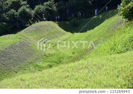 The earthworks of Komakiyama Castle, built during the Battle of Komaki and Nagakute The earthworks of Komakiyama Castle, built during the Battle of Komaki and Nagakute 115269943