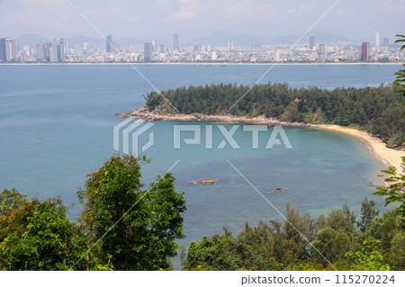 View of seascape in danang at vietnam View of seascape in danang at vietnam 115270224