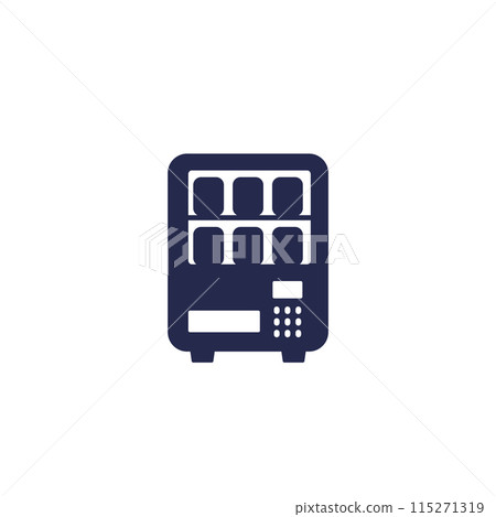 vending machine icon on white vending machine icon on white 115271319