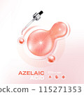 Azelaic Acid  concept design for Skin Care Cosmetic poster, banner design 115271353