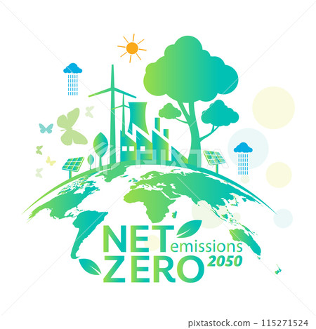 Net zero and carbon neutral concept , Carbon Neutrality 115271524