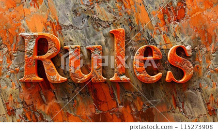 Orange Marble Policy and Regulation concept art poster. Orange Marble Policy and Regulation concept art poster. 115273908