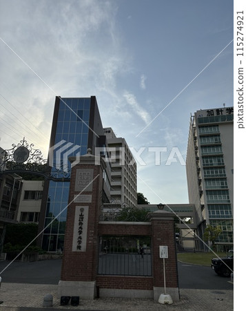 綠樹環繞的大學校園 綠樹環繞的大學校園 115274921