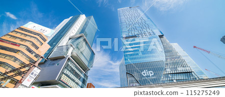 仰望澀谷的建築物,“東京”,澀谷區 仰望澀谷的建築物,“東京”,澀谷區 115275249