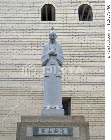 Stone statue of Takayama Ukon 115275760
