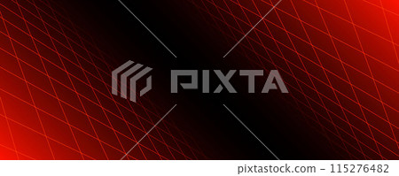 Red glowing neon wireframe background. Shining checkered diagonal grid planes in perspective. Retro futuristic depth wallpaper. Arcade game sci fi matrix surface backdrop for poster, banner. Vector Red glowing neon wireframe background. Shining checkered diagonal grid planes in perspective. Retro futuristic depth wallpaper. Arcade game sci fi matrix surface backdrop for poster, banner. Vector 115276482