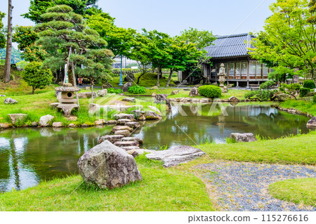 Tottori Castle Ruins, Hisamatsu Park, Houryuin Garden 115276616