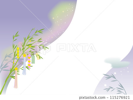 Tanabata fantastic copy space background material 115276921