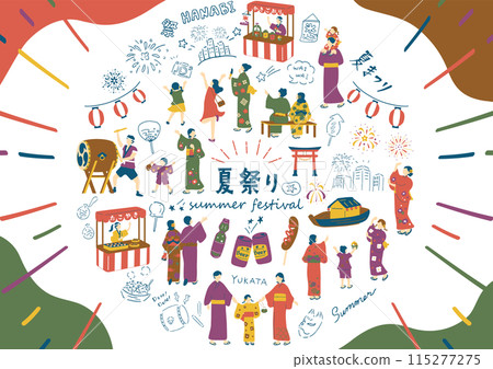 享受夏日祭的人 115277275