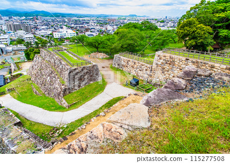 Tottori Castle Ruins, from the Tenkyumaru ruins 115277508
