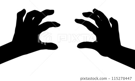 Scary hands silhouette_wide 115278447