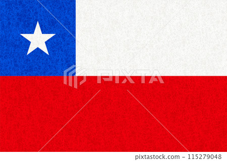 智利國旗水彩背景 115279048