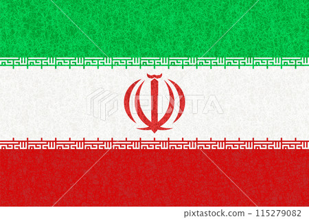伊朗國旗水彩背景 115279082