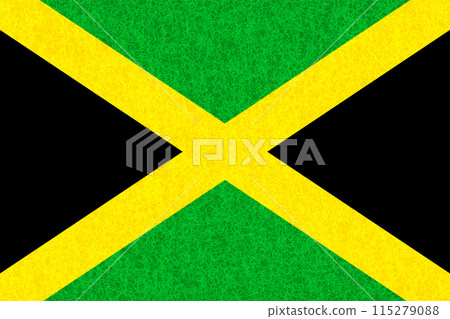 Jamaica country flag watercolor background 115279088
